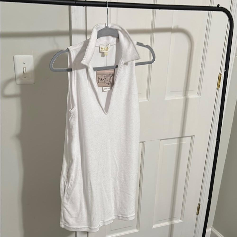 White Sleeveless cover-up